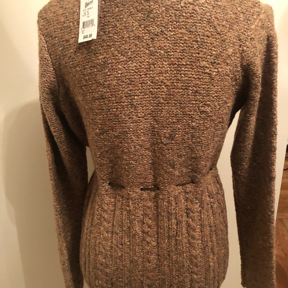 New Architect Crew Neck Waist Tie Rustic Sweater PL - Picture 4 of 11